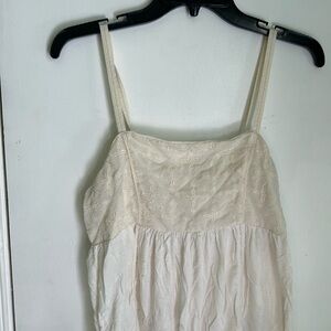 American Eagle Outfitters Cream Lace Chemise